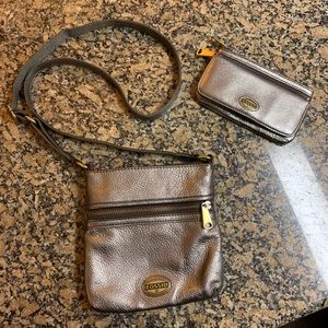 Fossil Crossbody/Wallet Set